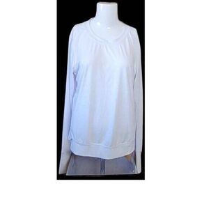 NEW RBX Active Yoga Pilates Activewear Large Top thumbholes wicking tunic NWT